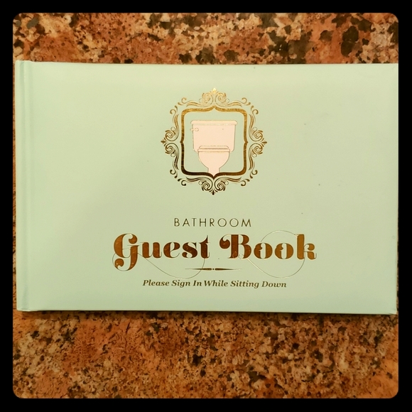 Knock Knock Other - Brand New Bathroom Guest Book